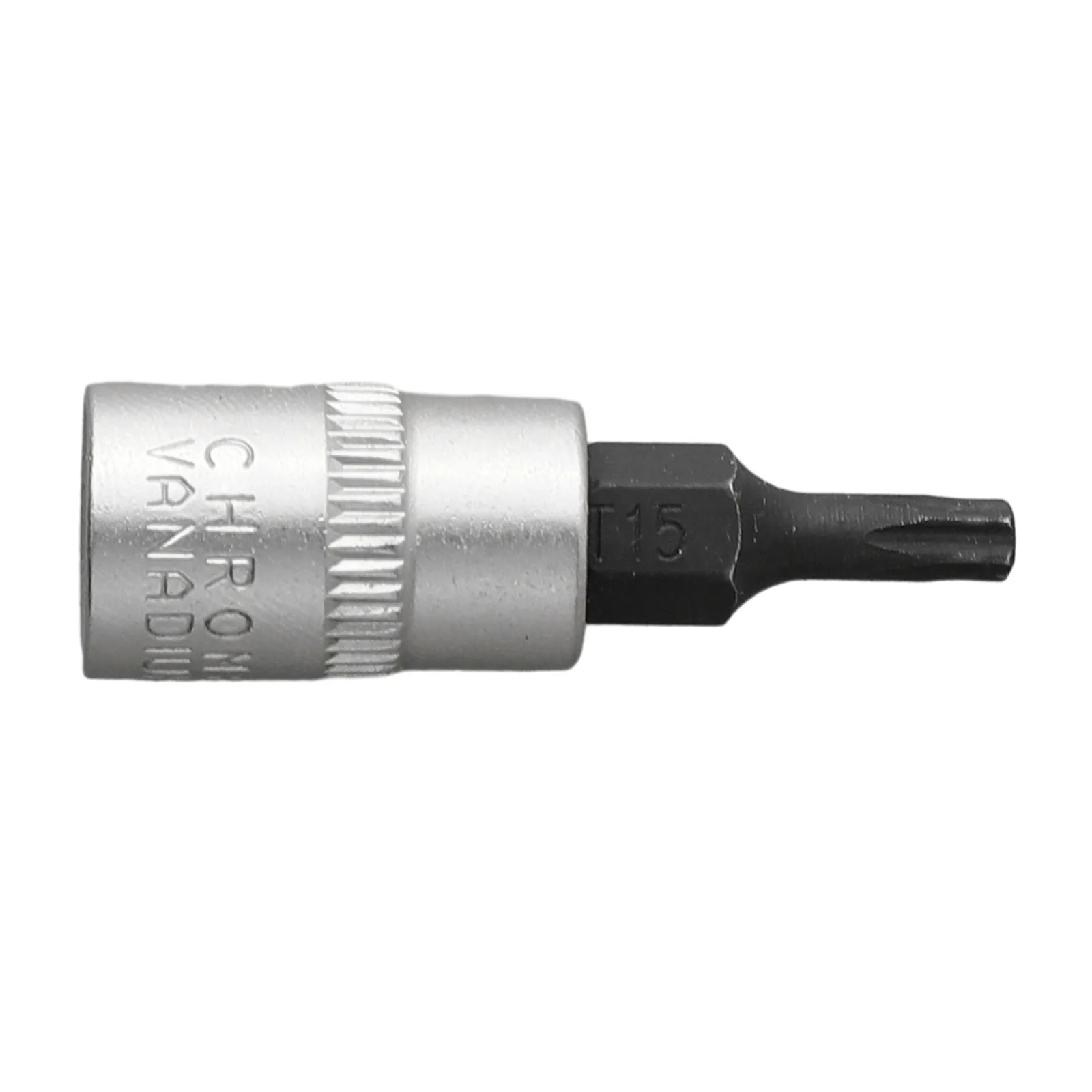 1 Buah Logam untuk Soket Bit Torx dengan Batang Hex 1/4 Inci untuk Bit Bintang dari T8 hingga T40 untuk Tugas Perbaikan dan Perawatan