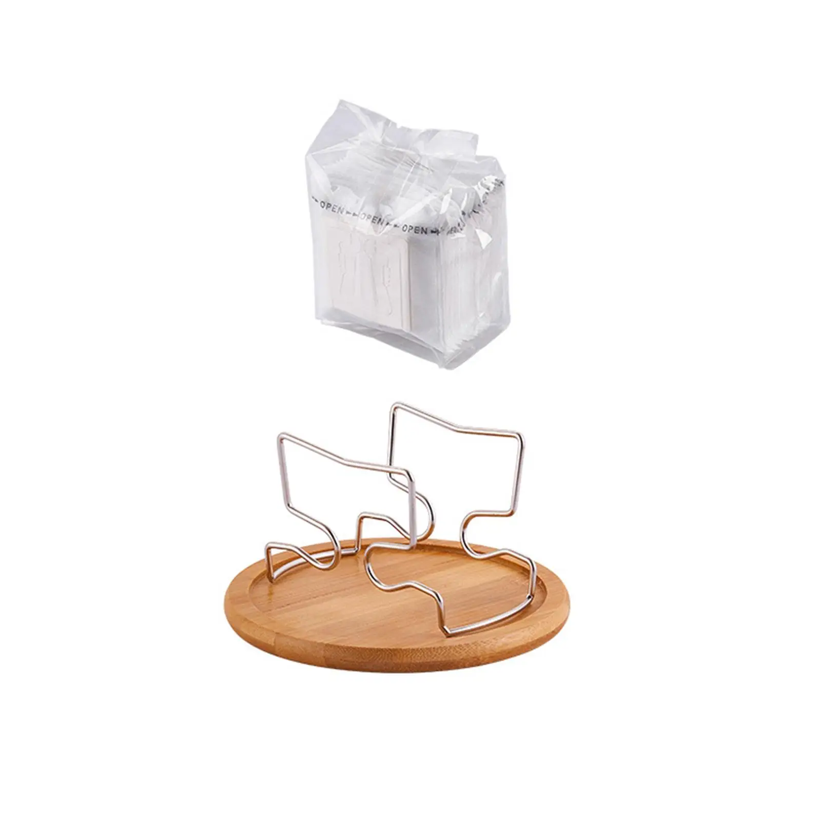 Портативный держатель для кофейного фильтра с деревянным подносом, подставка для капель кофе ручной работы, подвесной держатель для капель ушей для пикника, кемпинга, отдыха на природе