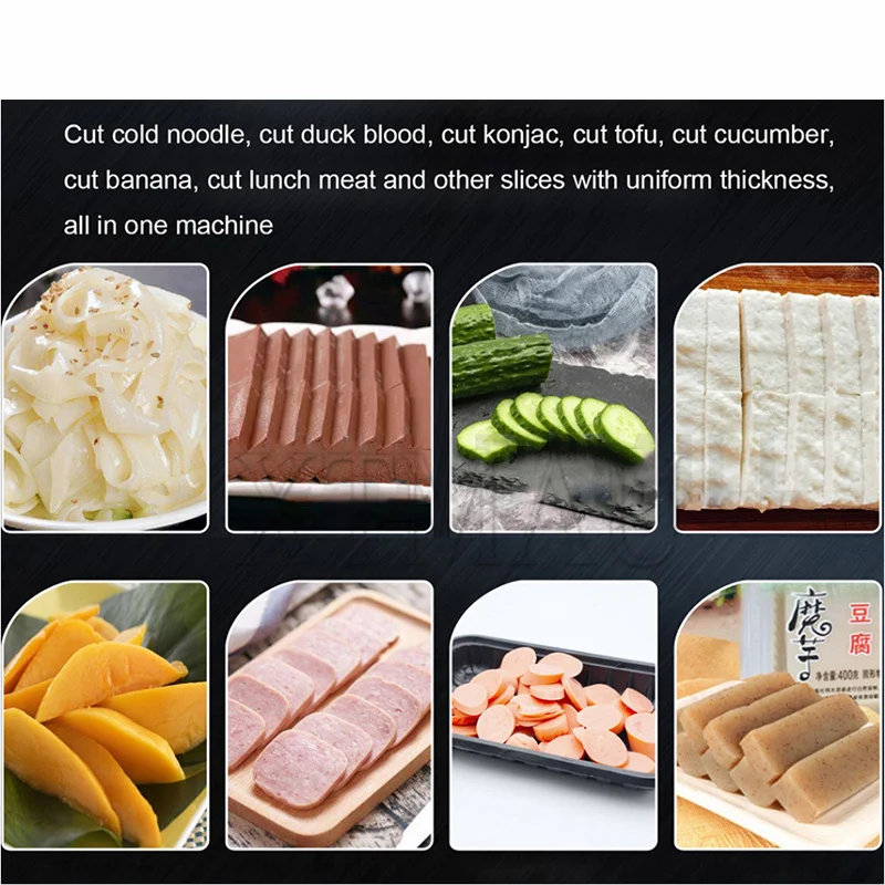 11 مللي متر 15 مللي متر قطاعة متعددة الوظائف ضغط اليد سميكة الفولاذ المقاوم للصدأ التوفو الجبن لحم الخنزير السجق قطاعة لحم الغداء