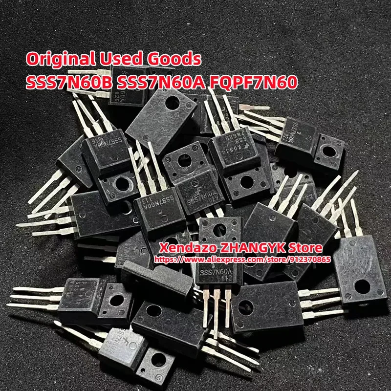 10pcs/lot SSS7N60B SSS7N60A FQPF7N60 MOSFET N-CH 600V 4.3A TO220F