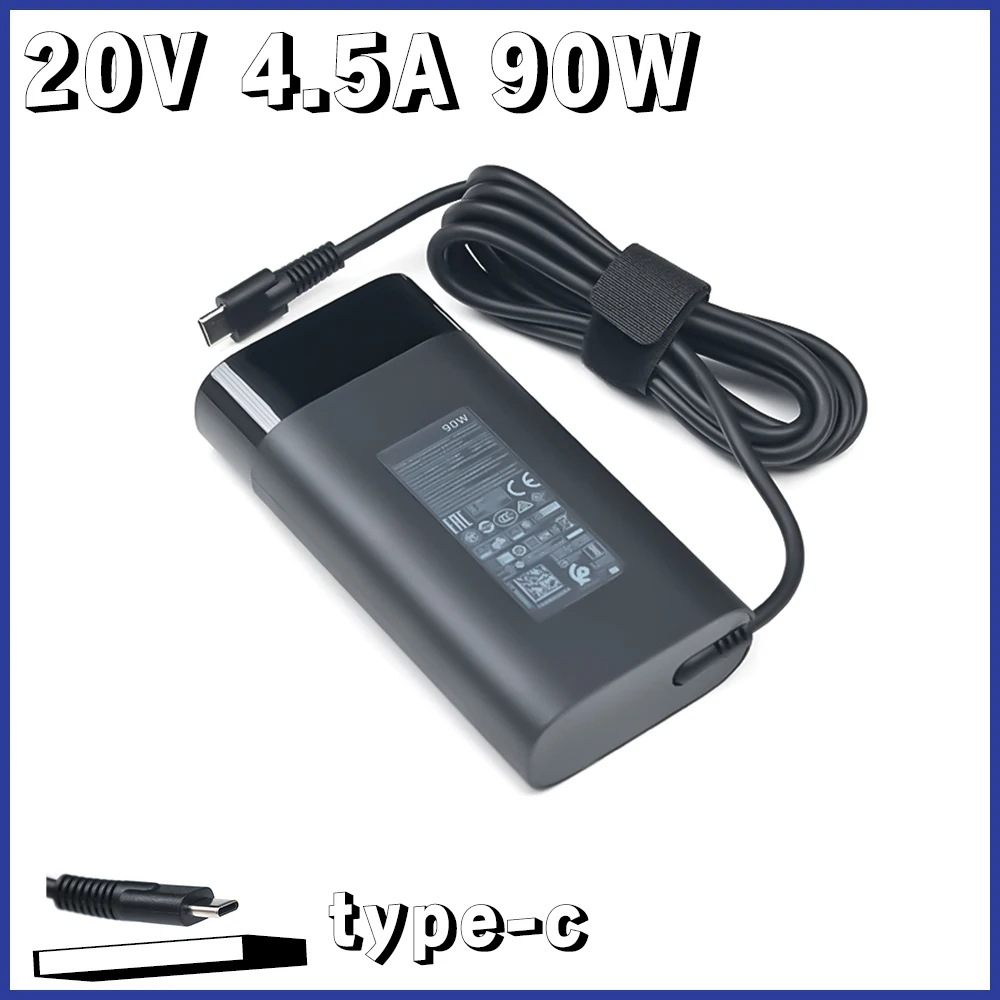

Зарядное устройство Type-C для ноутбука, 20 в, 4,5 А, 90 Вт