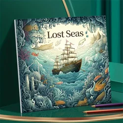 1pc Art Coloring Book 22 Page Coloring Books Gift For Birthday Party Relieve Stress Kill Time Graffiti Painting Drawing Art Book