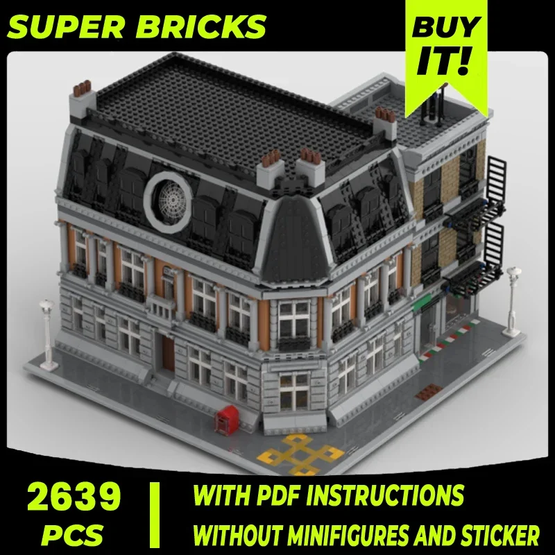 

Moc Building Blocks Modular Street View Holy Land Battle Technical Bricks DIY Assembly Construction Toys For Child Holiday Gift