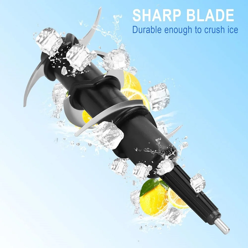 Replacement Stacked 6 Blades for Ninja 72 oz Pitcher Compatible with Ninja Blender BL500 BL660 BL700 BL740 NJ600C