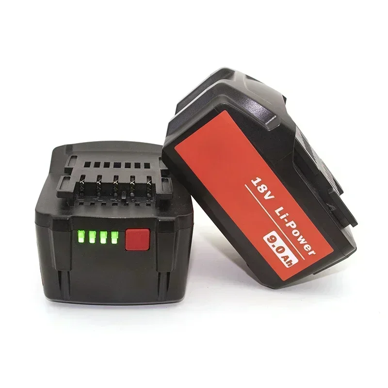 18V Battery for Metabo Cordless Power Tool Drill Drivers Wrench Hammers for Metabo 18V Battery 9000mah 625592000 625591000