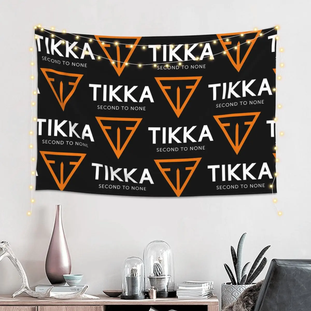 Tikka By Sako Finland Firearms Tapestry Hippie Wall Hanging Aesthetic Home Decor Tapestries for Living Room Bedroom Dorm Room