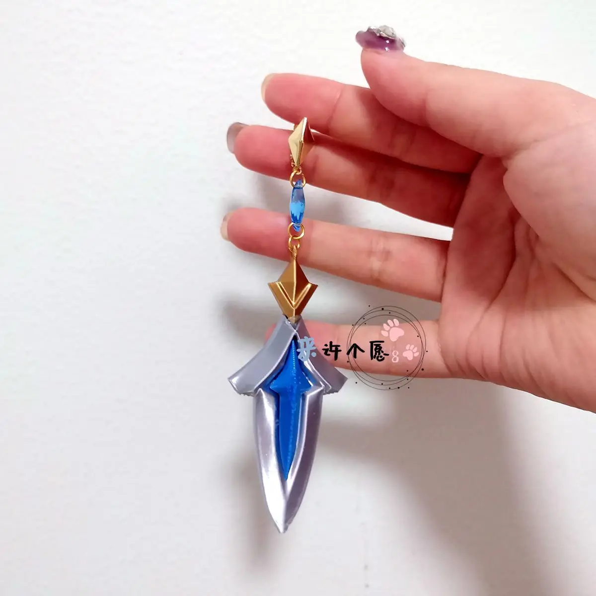 Anime game Genshin Lohen cosplay black neacklace choker role play Lohen earrings ear clips accessories costumes