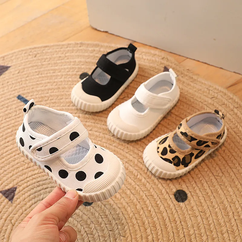 Pumps Girls Cloth Shoes Spring and Autumn Kindergarten Cloth Shoes Canvas Shoes Children's