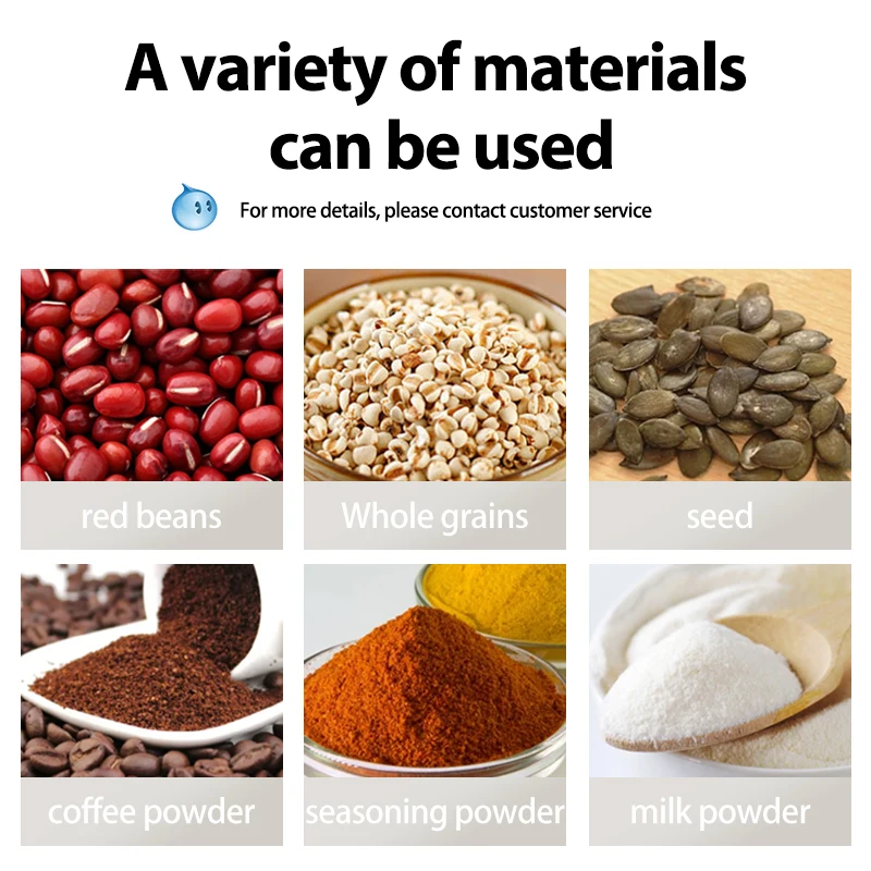 500g Automatic Large Food Pouch Packing Machine New Multifunction Tea Bags Powder Pine Nut Weigher Hotels Cigarettes Industries