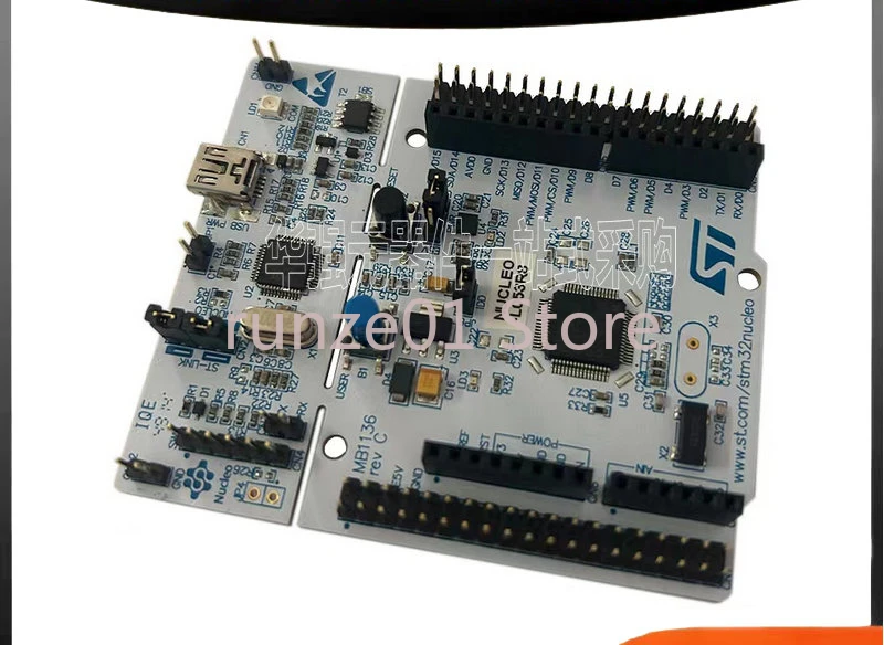 The NUCLEO-L053R8 STM32L053R8T6 development board evaluation board supports Arduino