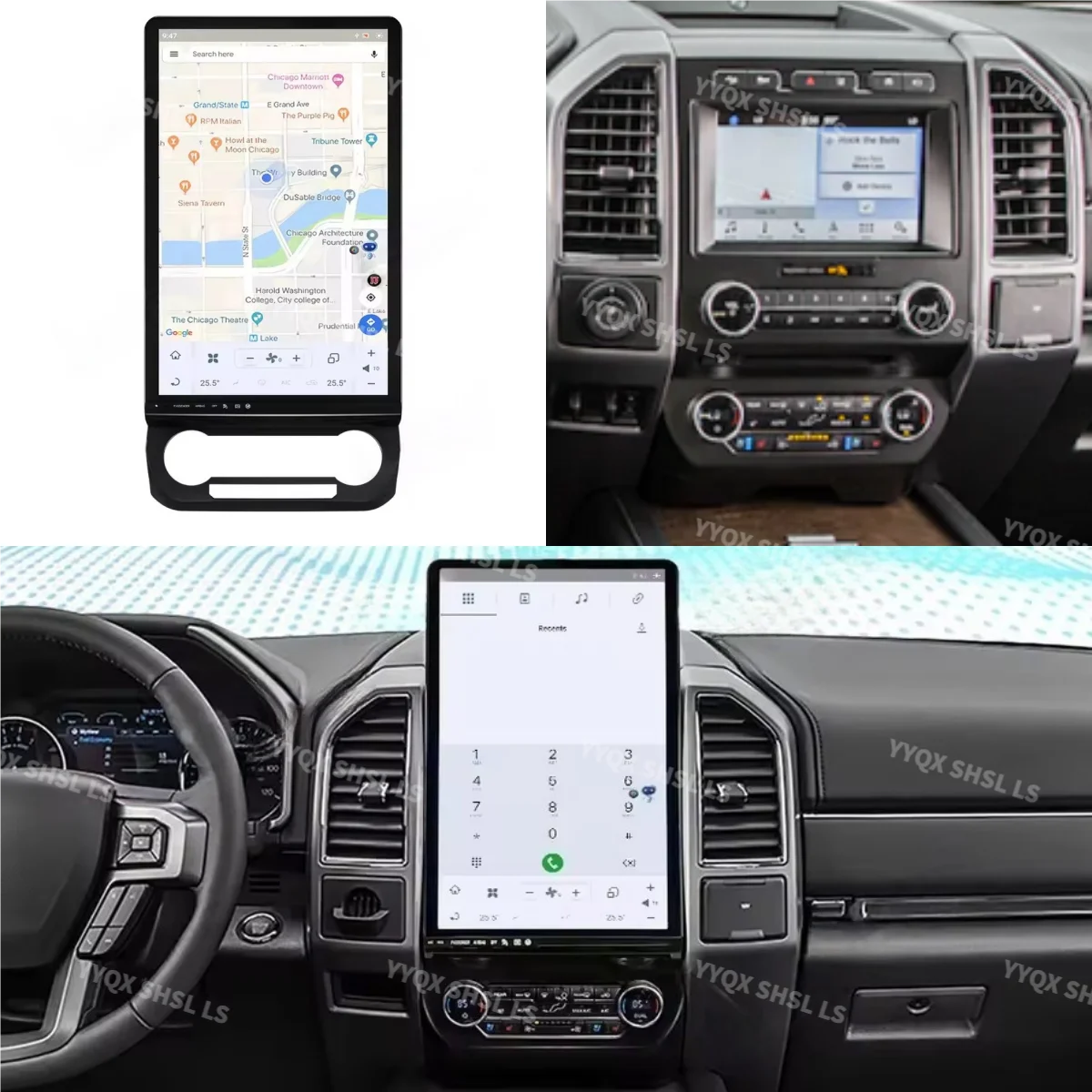 

16.8inch HD Big Screen Car Radio For Ford Expedition F150 2018-2021 Auto Stereo Multimedia Video Player GPS Navigation Carplay