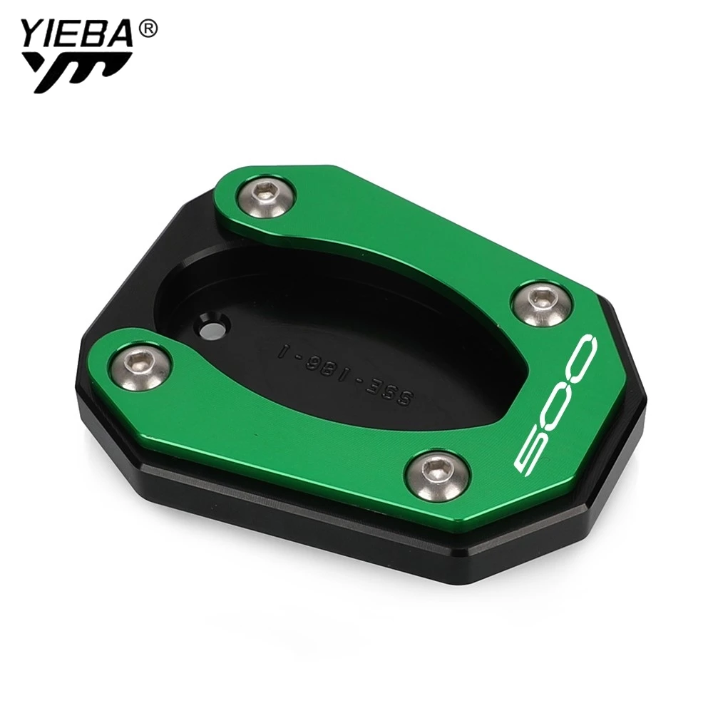 لكاواساكي نينجا 125/250/400/500 ZX25R ZX4R ZX4RR Z125 Z250 Z400 Z500 Versys 650 مزيل 500 القدم الجانب حامل تمديد الوسادة