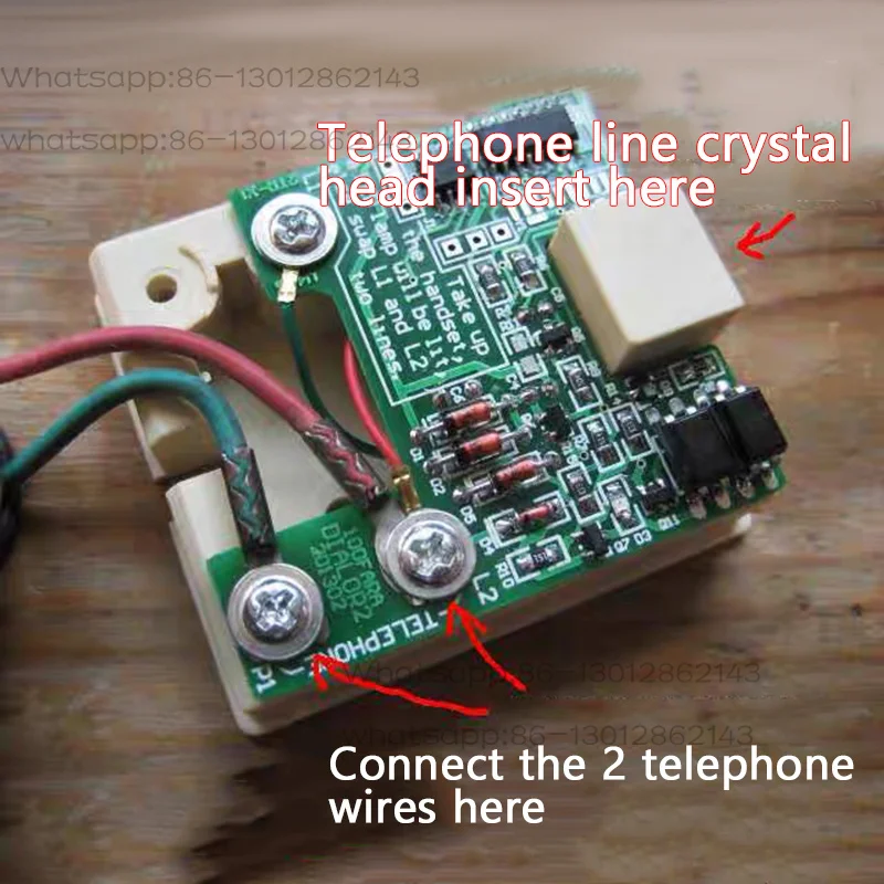 Old Dial Telephone Pulse Signal to Dual Tone DTMF Converter Multi-Frequency Tone Converter for Vintage Phone