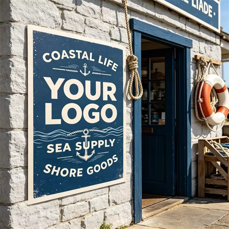 Custom Advertising Stickers Customize Durable Self-stick Labels All Physical Stores Brand Marketing Layout