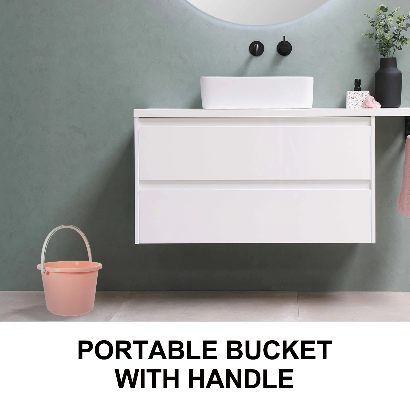 

Mini Laundry Home Plastic Dorm Hotel Kitchen With Handle Use Mop Small Water Bucket Mop Bucket Small With Handle