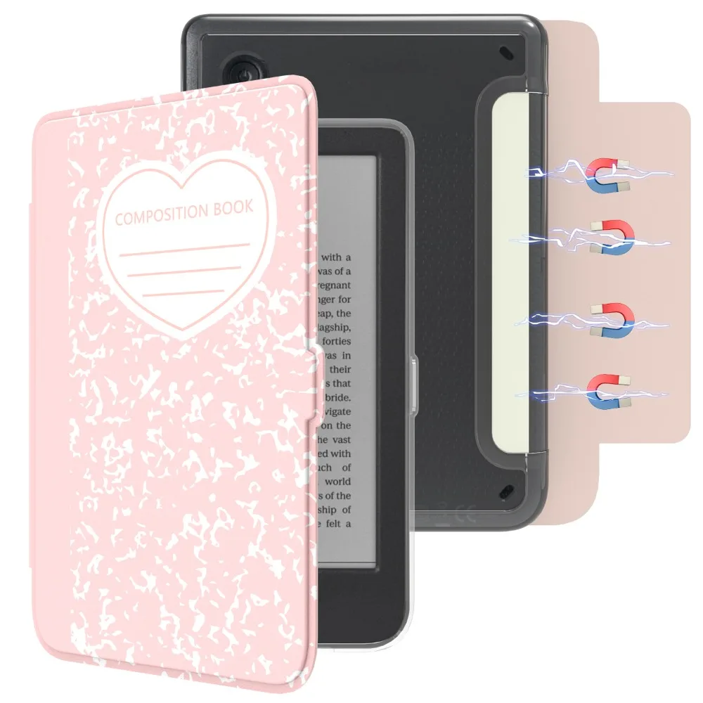 Afneembare hoes voor Kobo Clara Kleur B/W 2E 6 " Case Smart Adsorptie Zachte TPU-rand Harde PC-achterkant Auto Sleep/Wake