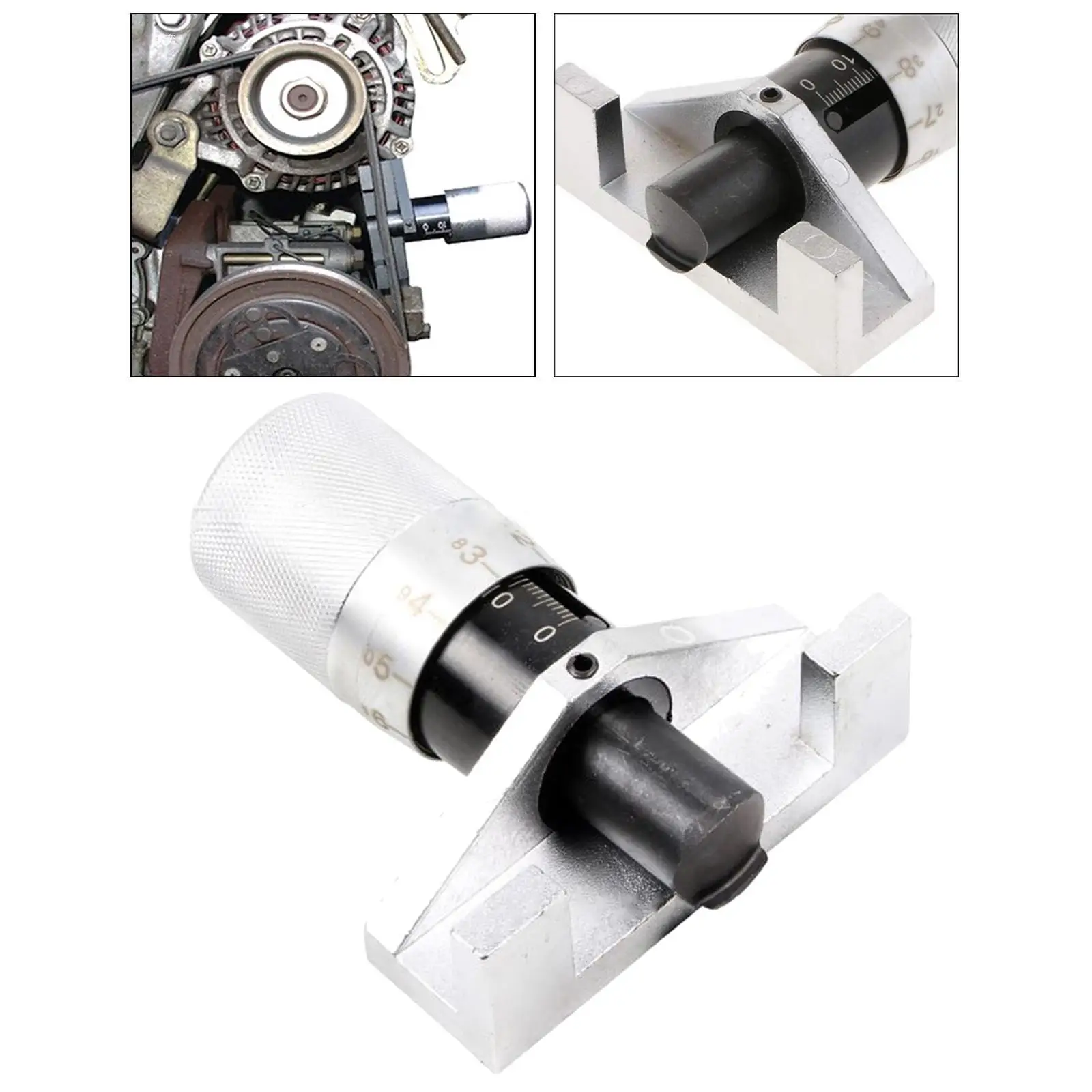 

Metal Timing Belt Tension Gauge Tool for Car Drive Belt Adjustment Universal Automotive Mechanics Measurement Accessory