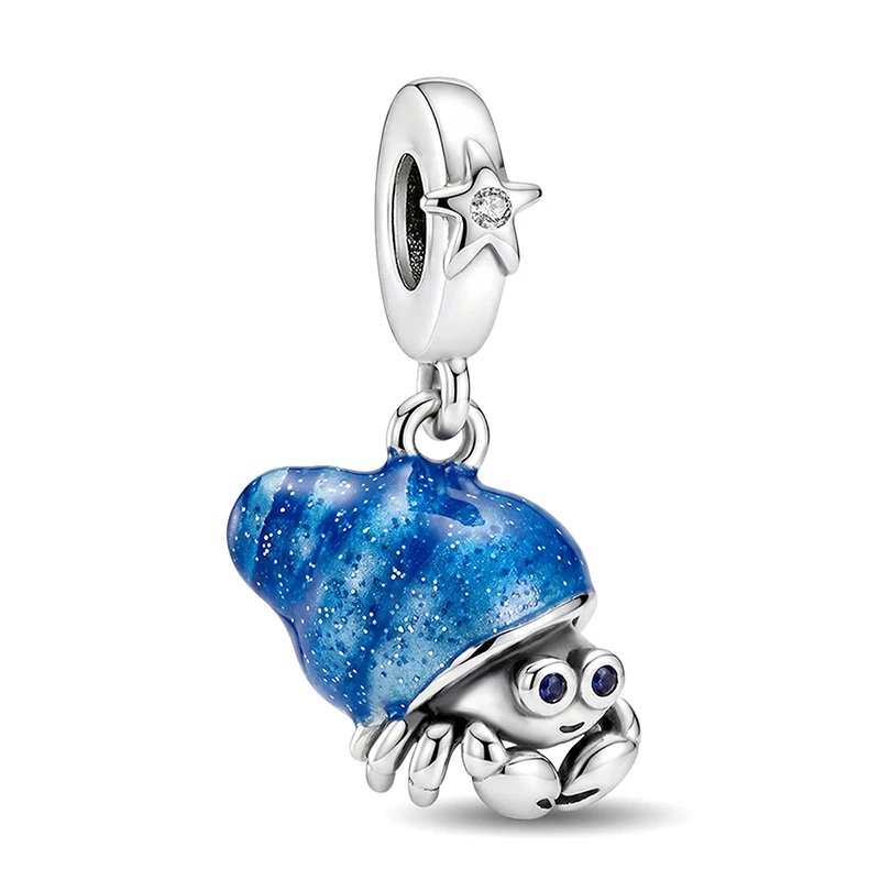 925 Sterling Silver Exquisite Unicorn little Fox Animal Series Charm Pendant for Bracelets DIY Women's High Quality Fine Jewelry