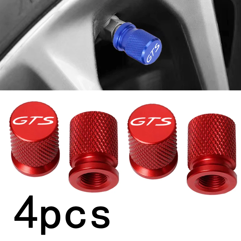 Car Wheel Tire Valve Caps Tyre Stem Covers Airdust Waterproof For Porsche GTS Cayenne Cayman Panamera Macan 911 718 928 901 930