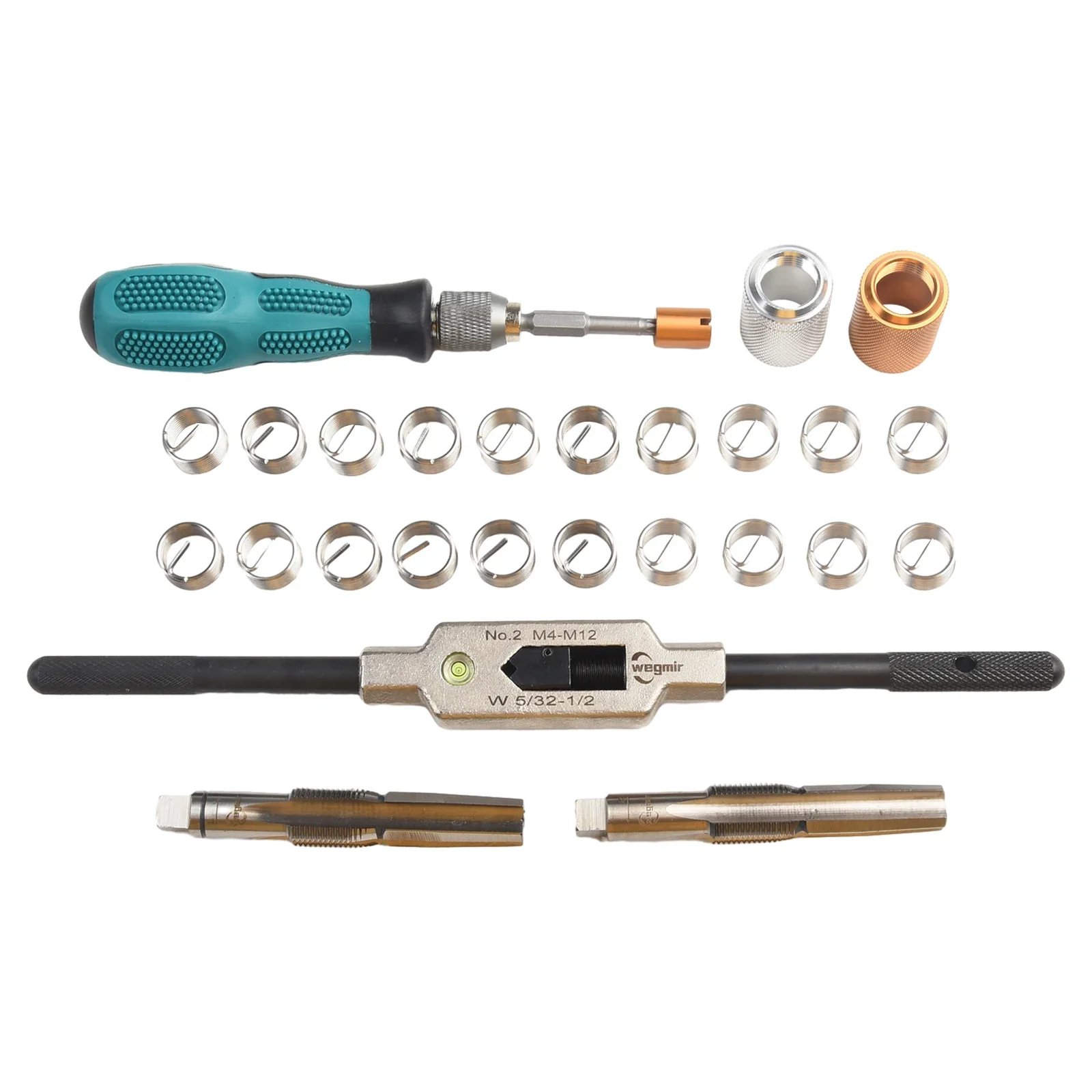 Steel Bike Crank Pedal 9/16 InchThread Repair Tool Kit For Damaged Threads For Standard 9/16\