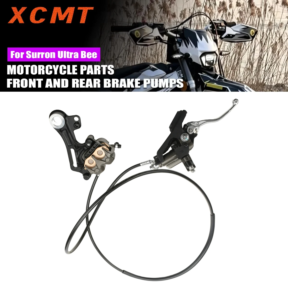 Motorcycle For Sur-Ron SURRON Ultra Bee Front and Rear Brake Pump/Caliper/Oil Pipe/Brake Pump Assembly Electric Bike Parts