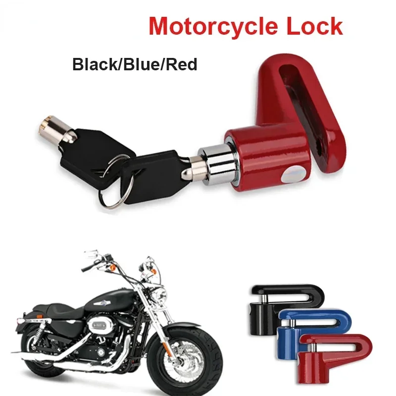 

Motorcycle Sturdy Wheel Disc Brake Lock Security Anti Thief Alarm Motorcycl Anti theft Disk Disc Brake Rotor Lock scooter lock