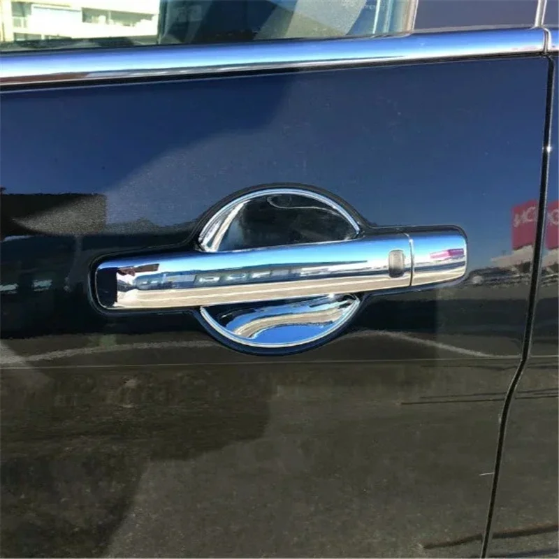 

WELKINRY For Nissan Serena C27 5th Generation 2016-2022 ABS Chrome Outer Car Body Door Cup Bowl Cap Cover Trim