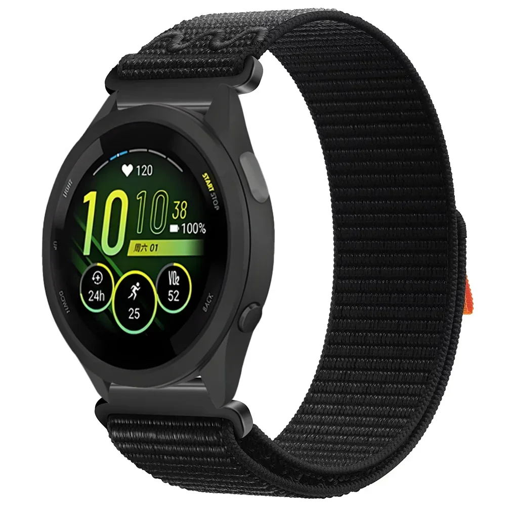 22 มม.20 มม.ไนลอนสําหรับผู้เบิกทาง Garmin 55 265 165 965 Breathable สายรัดข้อมือสําหรับ Garmin Vivoactive 5/Active 5/Venu 3/2 Band
