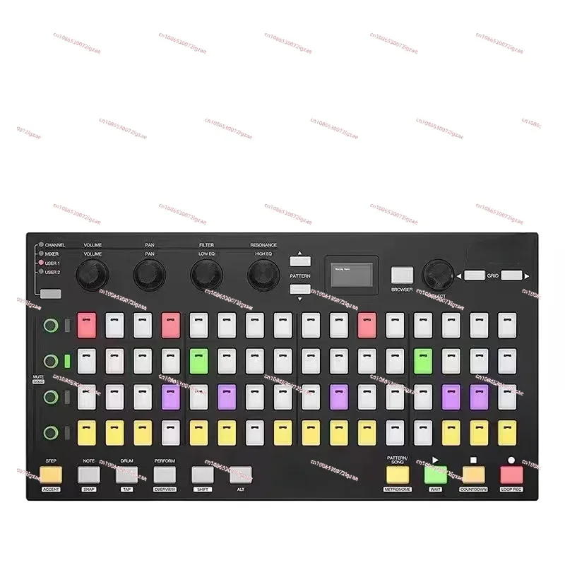 MiNi electronic sound 2nd generation strike pad  APC40 MK2II DJ controller VJ console 64 keyboard