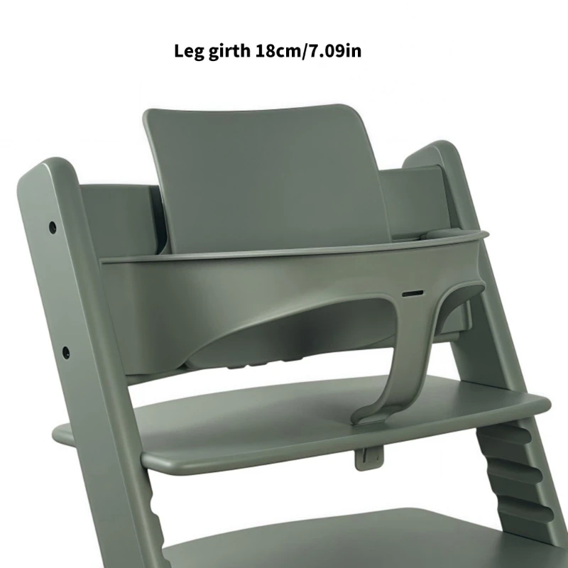 J15U 1 set guardrail sicurezza per seggiolone regolabile con schienale ergonomico per pranzare e imparare per bambini