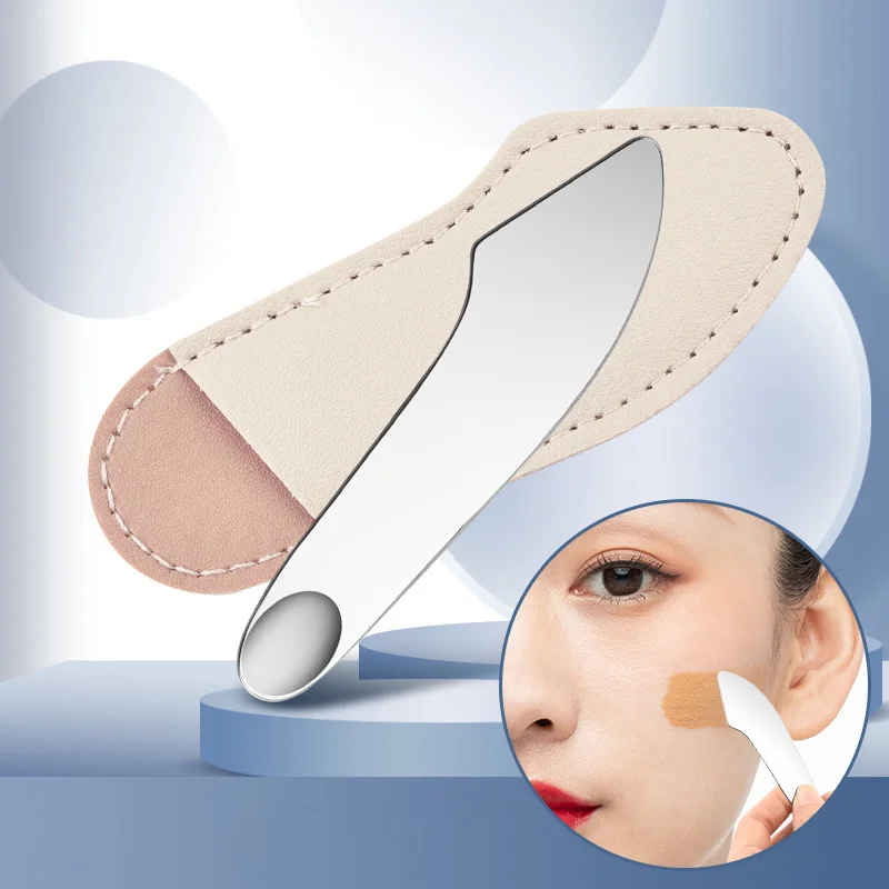 Face Guasha Scraper Stainless Steel Gua Sha Massager Body Neck Back Stress Relief Beauty Tool Skin Scraping Lymph Detox Massage