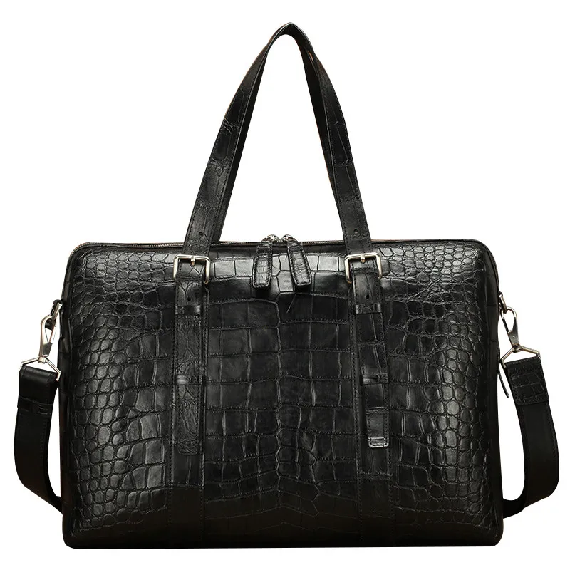 luka 2026 new Crocodile Travel Bag for Men male Handbag Single Shoulder  Cross Bag Business men bag