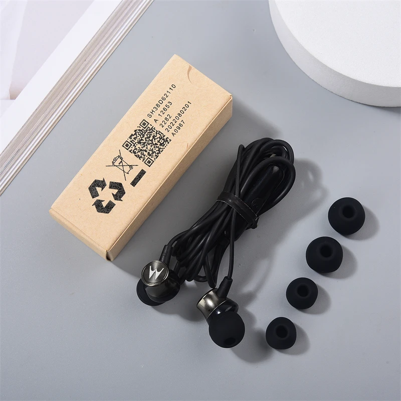 Original Type C In-Ear Wired Headset For Motorola Edge 50 40 30 S Pro X50 X40 X30 Ultra Microphone Digital Chip Headset Type-c