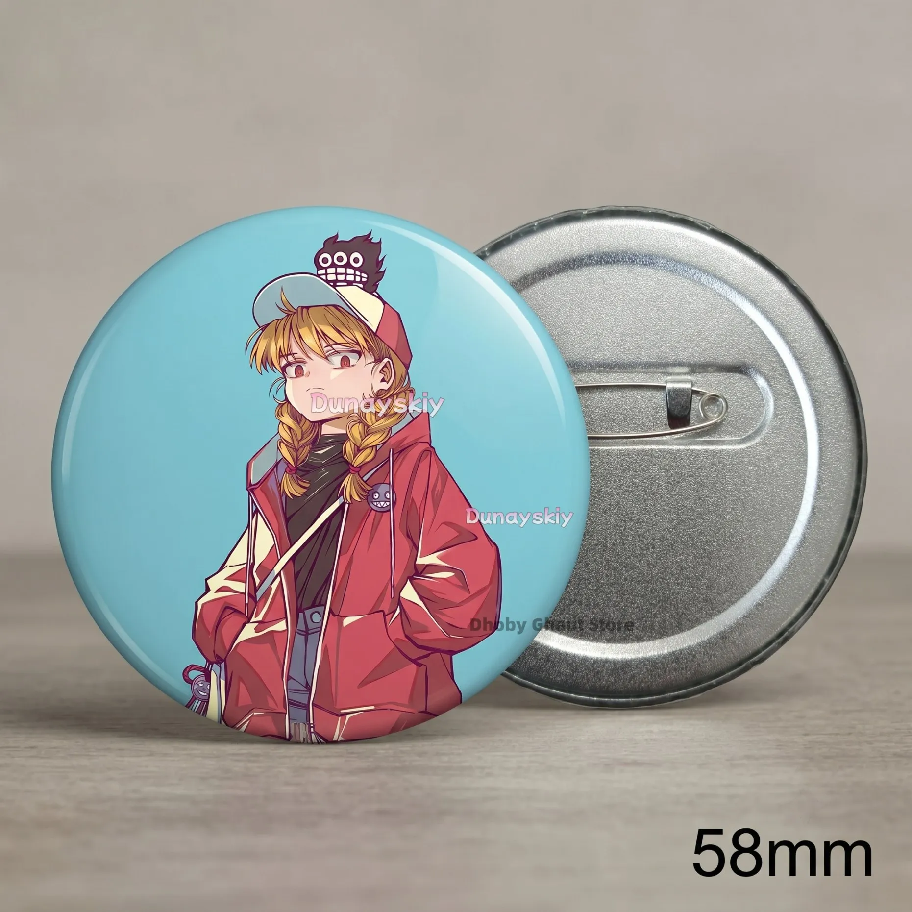 Kawaii Anime Enamel Pin Daemons of the Shadow Realm Yomi No Tsugai Kabu Yuru Asa Badge Metal Badges Cartoon Accessory Kabu