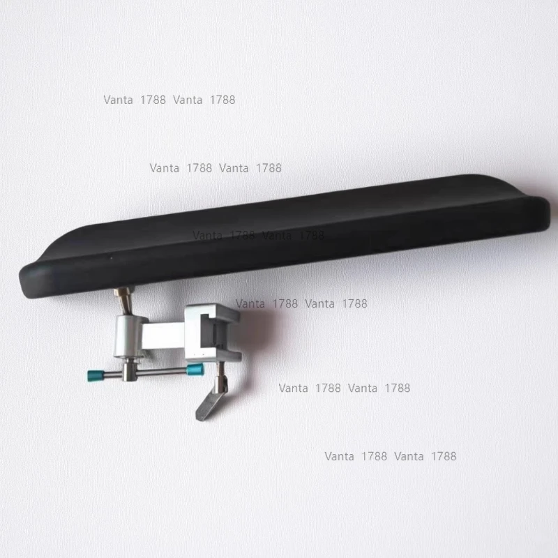 

Recumbent bracket, suspended hand rest, arm rest, operating accessories