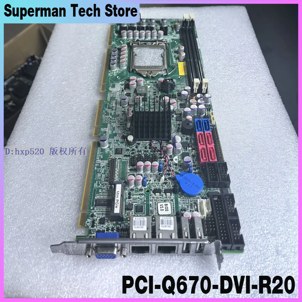

PCI-Q670-DVI-R20 Rev:2.0 For IEI Industrial Motherboard