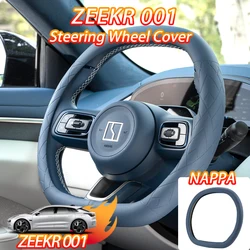 for ZEEKR Steering Wheel Cover NAPPA Leather Steering Wheel Handle Gloves Car Interior Accessories 001/009/7x