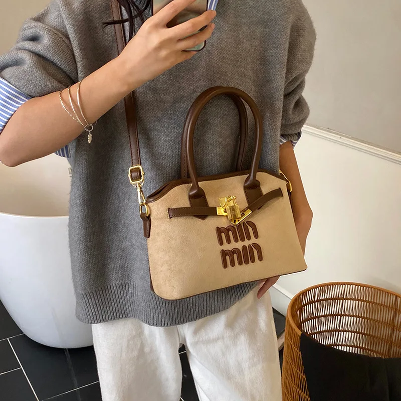 حقيبة كروس واسعة الحروف لعام 2025، محفظة كتف كلاسيكية للنساء، حقيبة كاجوال ليلاً ونهارًا، حقيبة حبال بسيطة، محكم #2