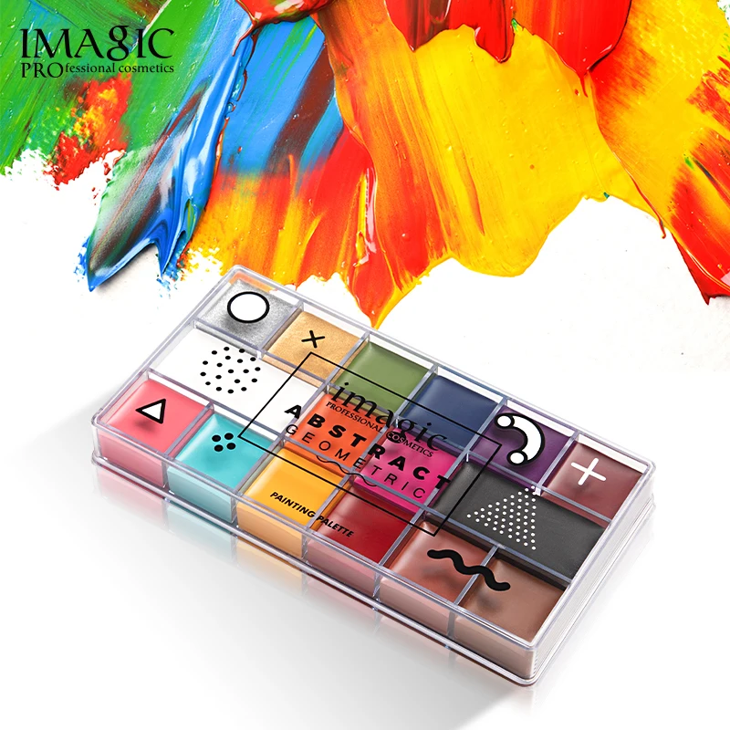 16-color Easy To Apply Vibrant Colors Professional Bestseller Safe For Skin Trending Watercolor Face Painting Kit Face Painting