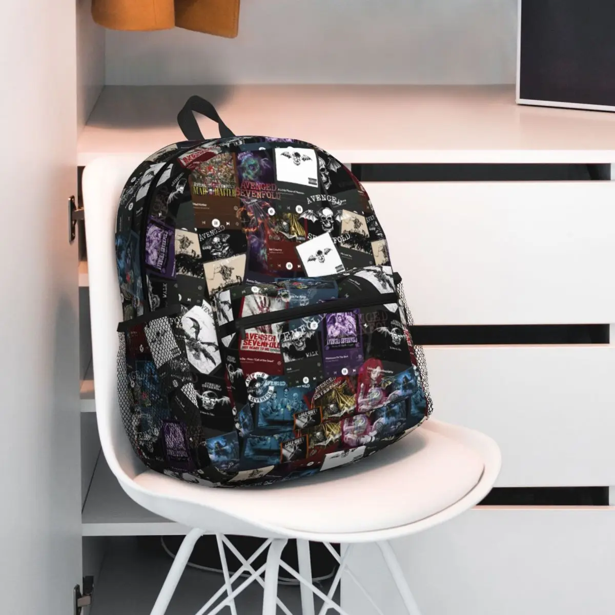 

Рюкзак Avenged Sevenfold, рюкзак большой емкости для мальчиков и девочек, школьная сумка, сумки на плечо для мужчин и женщин