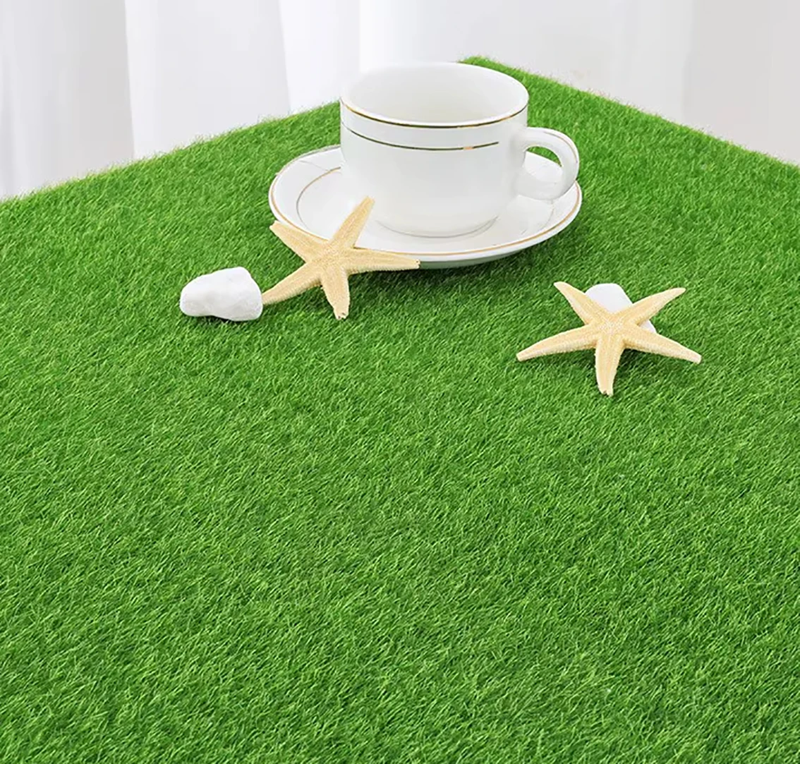 1Pcs Artificial Grass Mat 25*25cm 35*50cm 35*100cm Simulation Turf DIY Micro Landscape Model Home Garden Wall Decoration