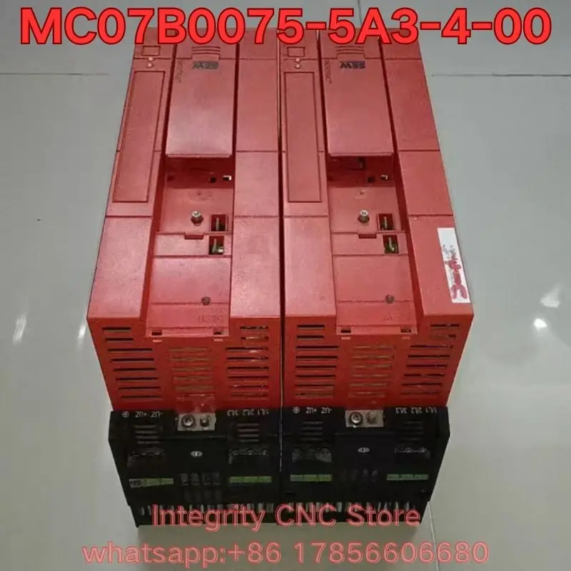 Second-hand MC07B0075-5A3-4-00 inverter function test is normal
