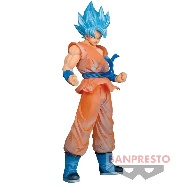 In stock Bandai Original Banpresto Anime Dragon Ball Z CLEARISE Super Saiyan Blue Son Goku Anime Action Figure  Model Toys gifts - view 4