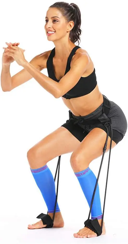 Jumping Trainers Jump Resistance Bands Vertical Bounce Trainer Leg Resistance Bands Set Basketball Football Strength Muscle Work