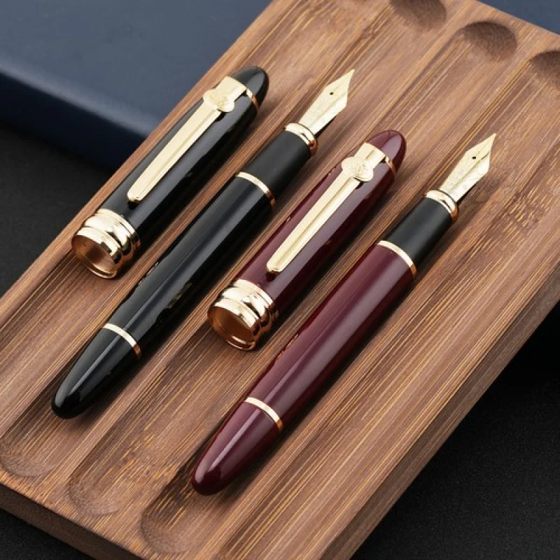 

A+ Duke MY Metal Fountain Pen, Iridium Medium Nib 0.7mm with Converter Writing Pen