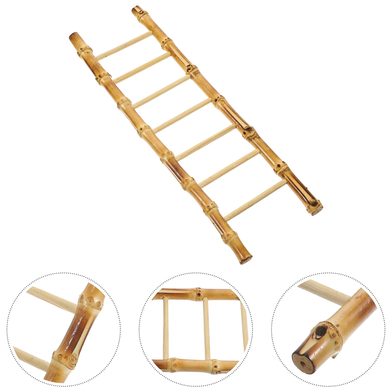 Tray Bamboo Ladder for Sashimi Arrangement Serving Decor Sushi Plate Photo Props