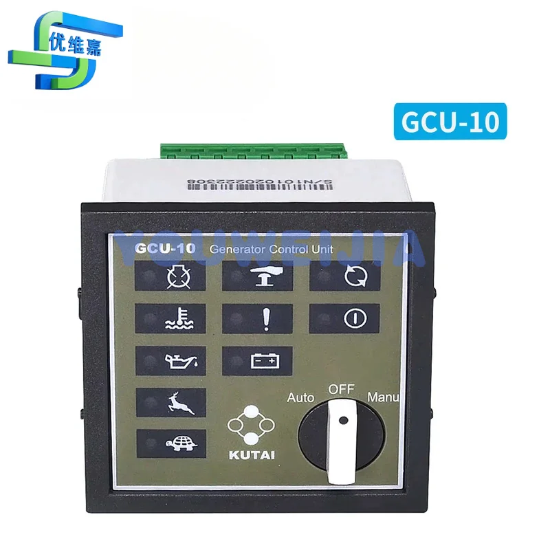Original GCU-10 GCU10 Genset Auto Start Controller Module For KUTAI Diesel Generator Control Unit