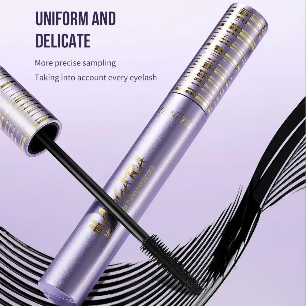 Life Girls Magic Purple Tube Mascara Volume riccio snello Trucco crema per ciglia impermeabile a lunga durata