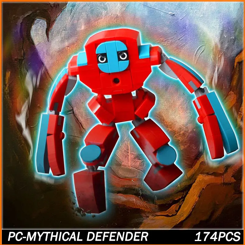

Фигурка аниме серии Red Mech Man, строительные блоки, детские игрушки, мультяшная фигурка, сборные блоки, игрушки для детей, подарки, 174 шт.