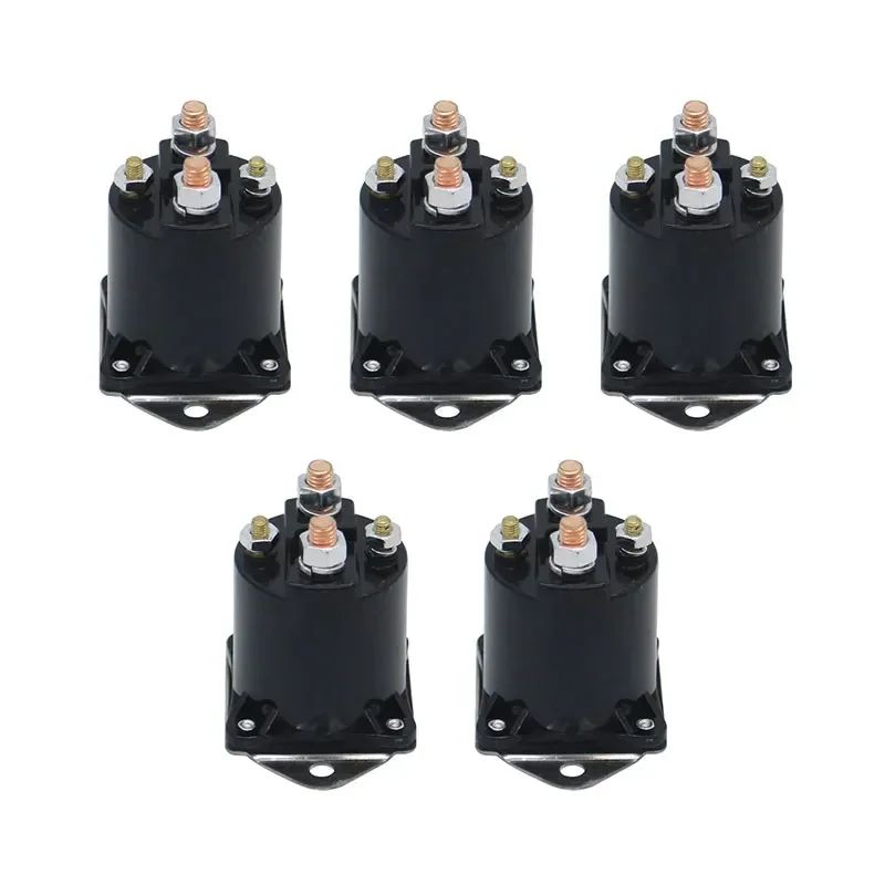 5PCS 36V Electric Golf Cart Solenoid 8016 CCS039 4 Terminals Fits for Club Car DS Golf Cart 1976-1998